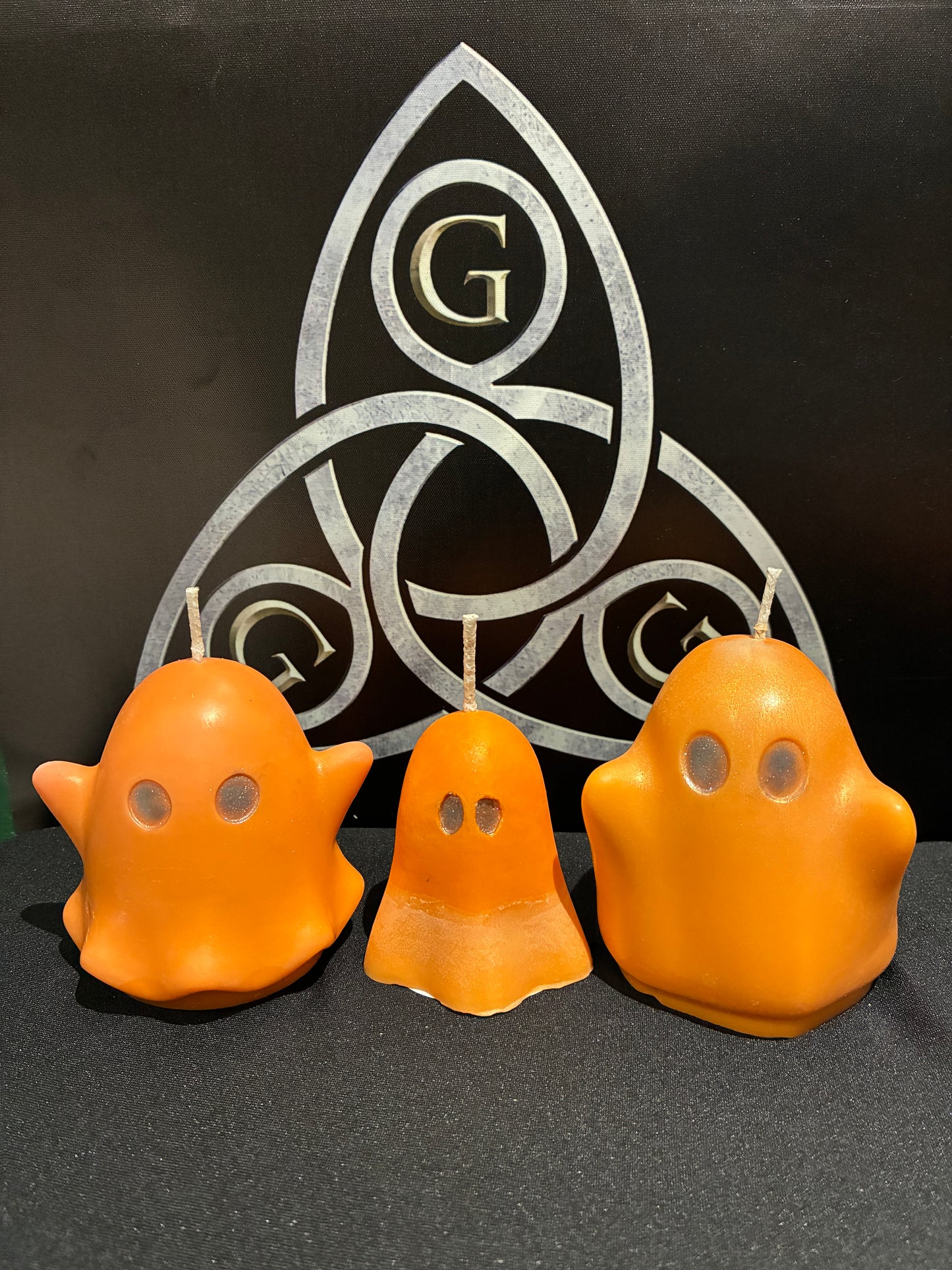 Male Halloween Ghost Candle