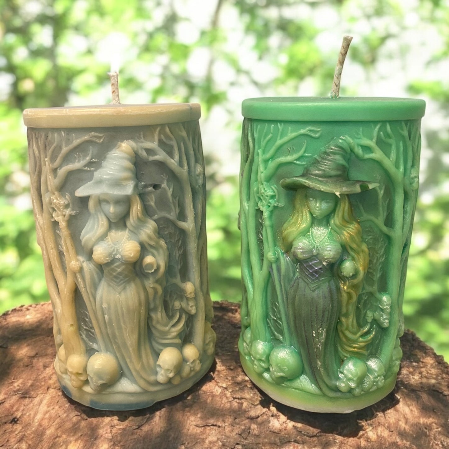 Goddess of the Forest Pillar Candle
