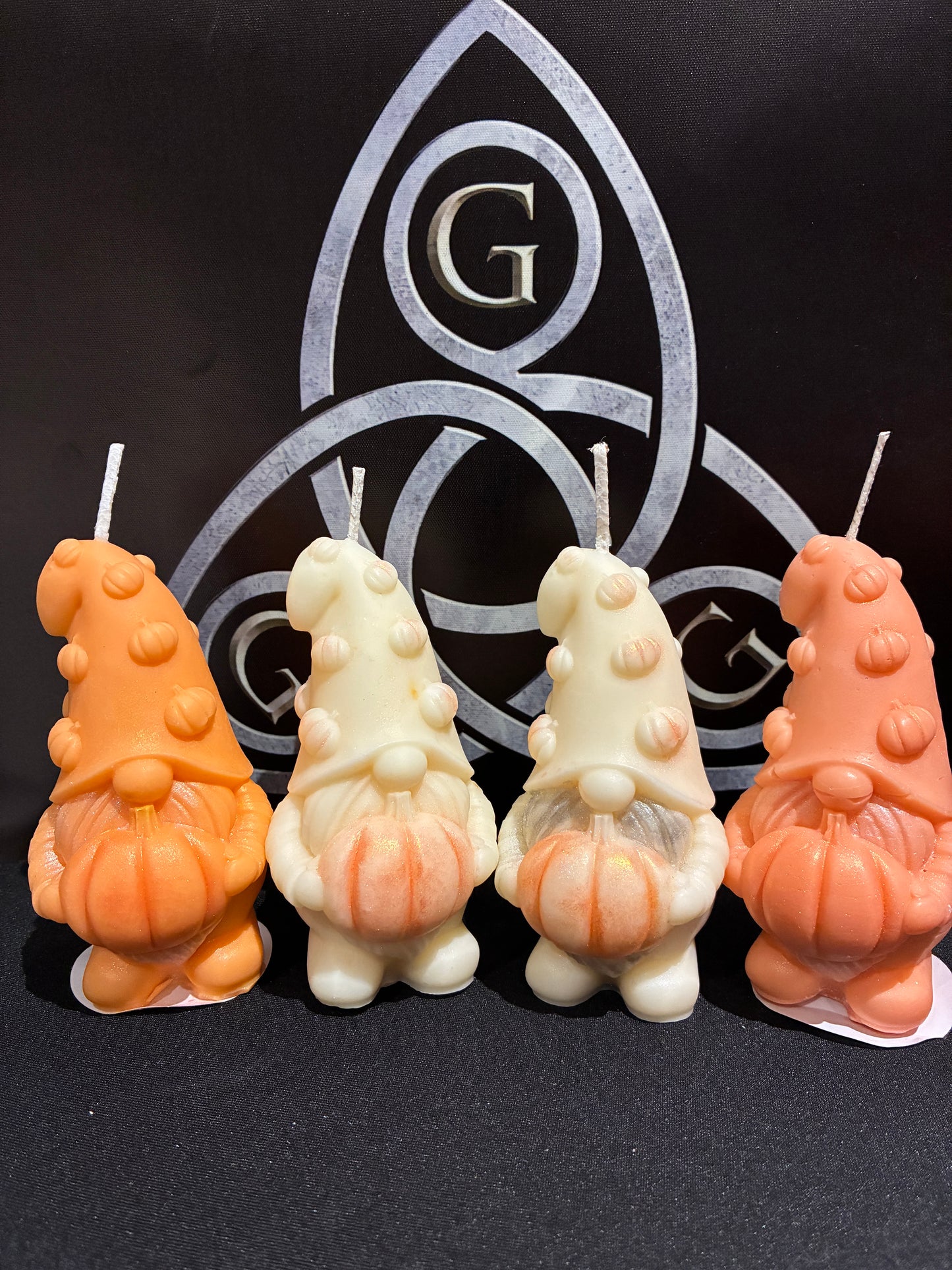 Mr Pumpkin Gonk Candle