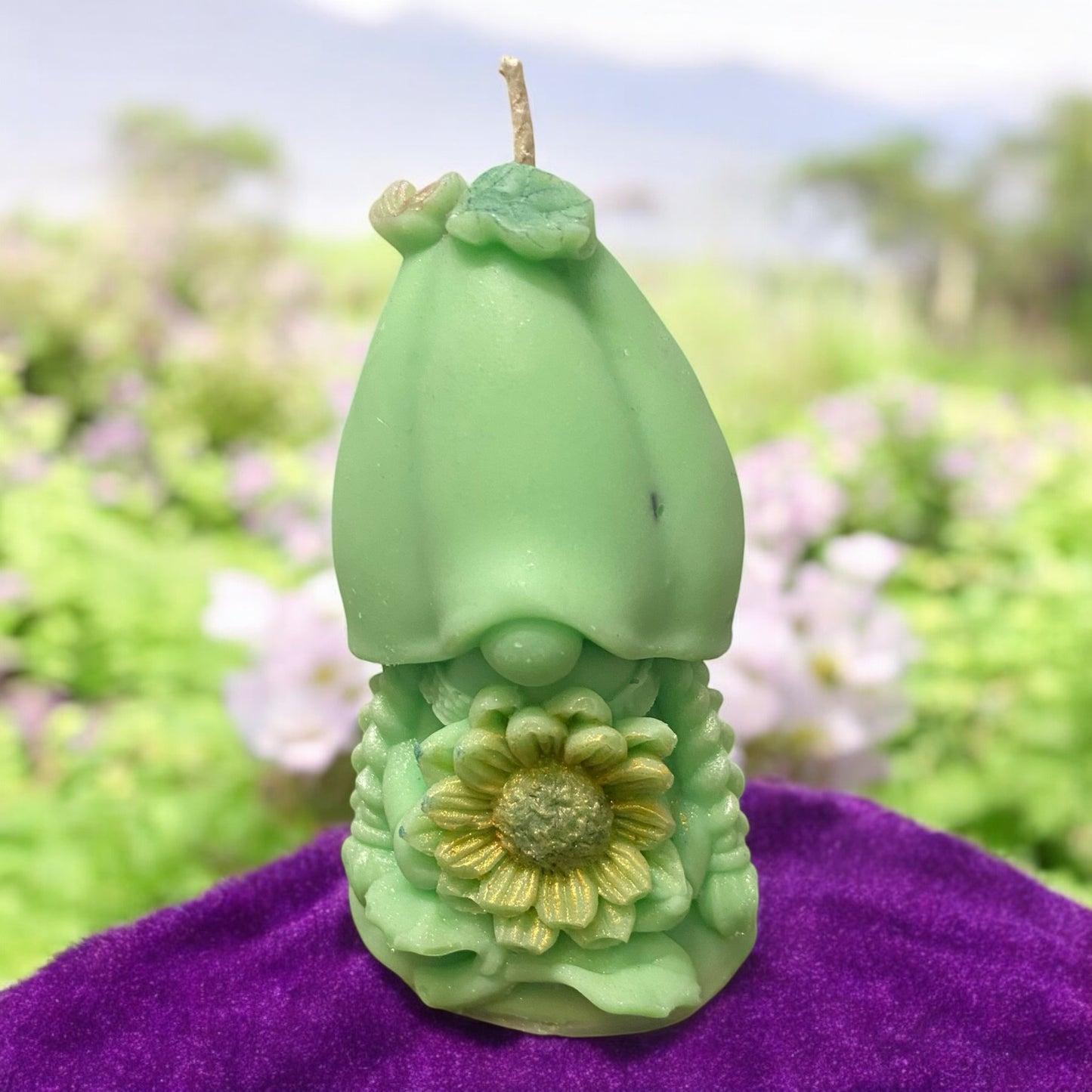 Miss Sunflower Gonk Candle