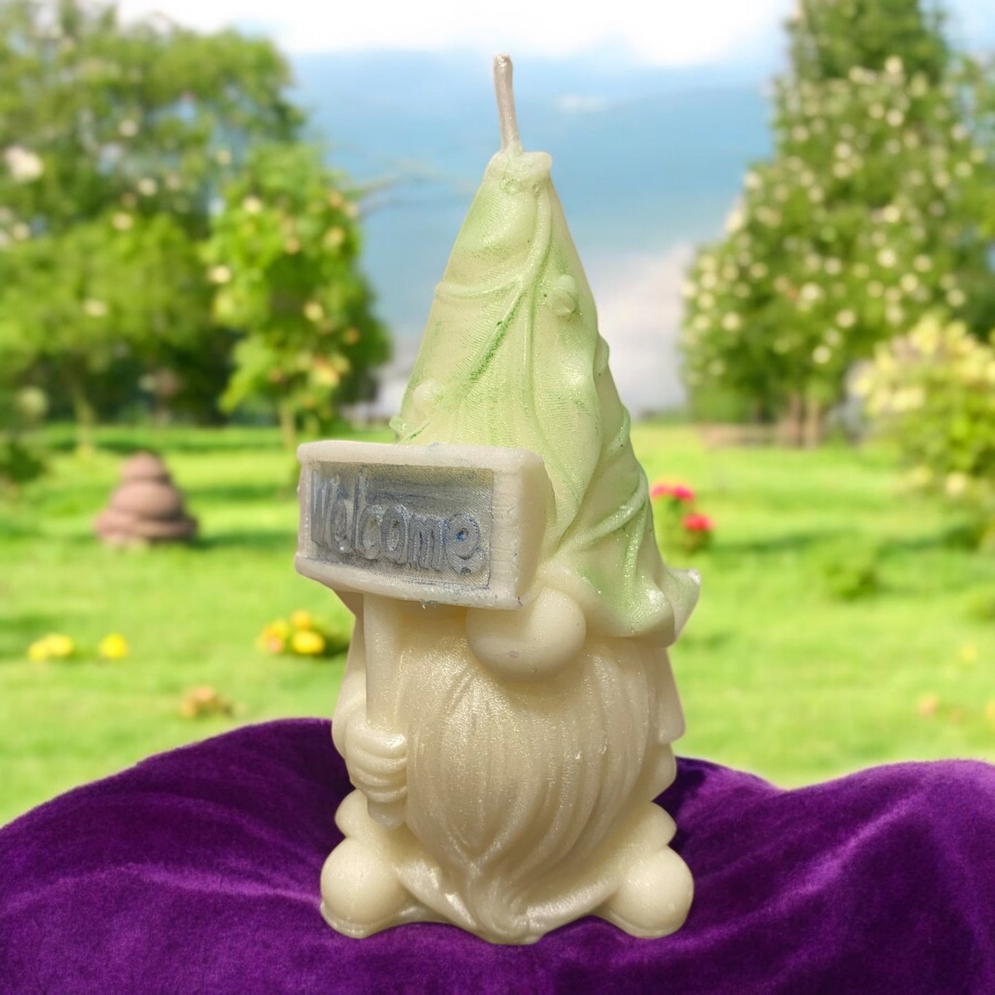 Mr Welcome Gonk Candle