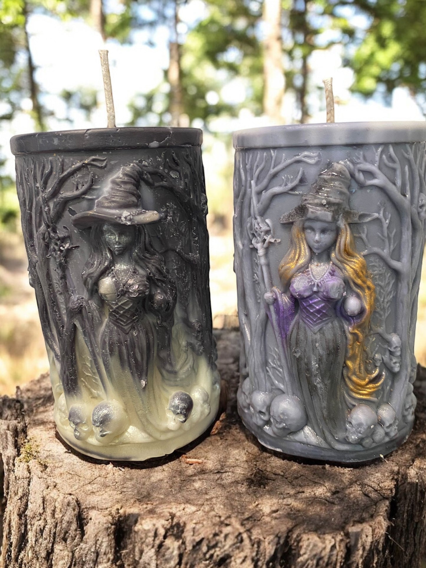 Goddess of the Forest Pillar Candle