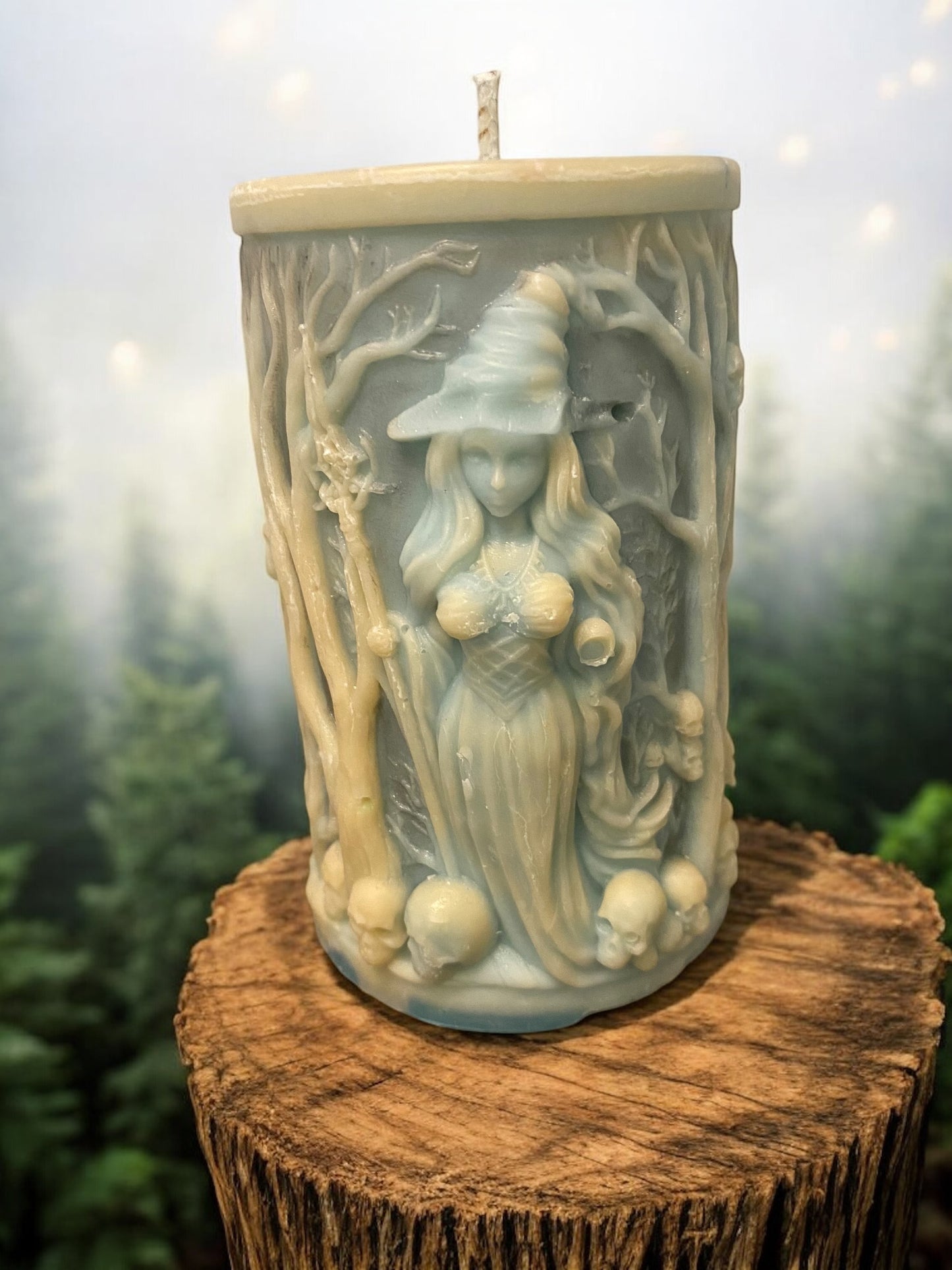 Goddess of the Forest Pillar Candle