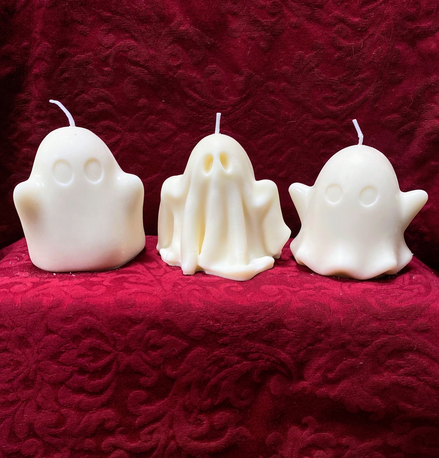 ‘Boo’ Ghost Candle