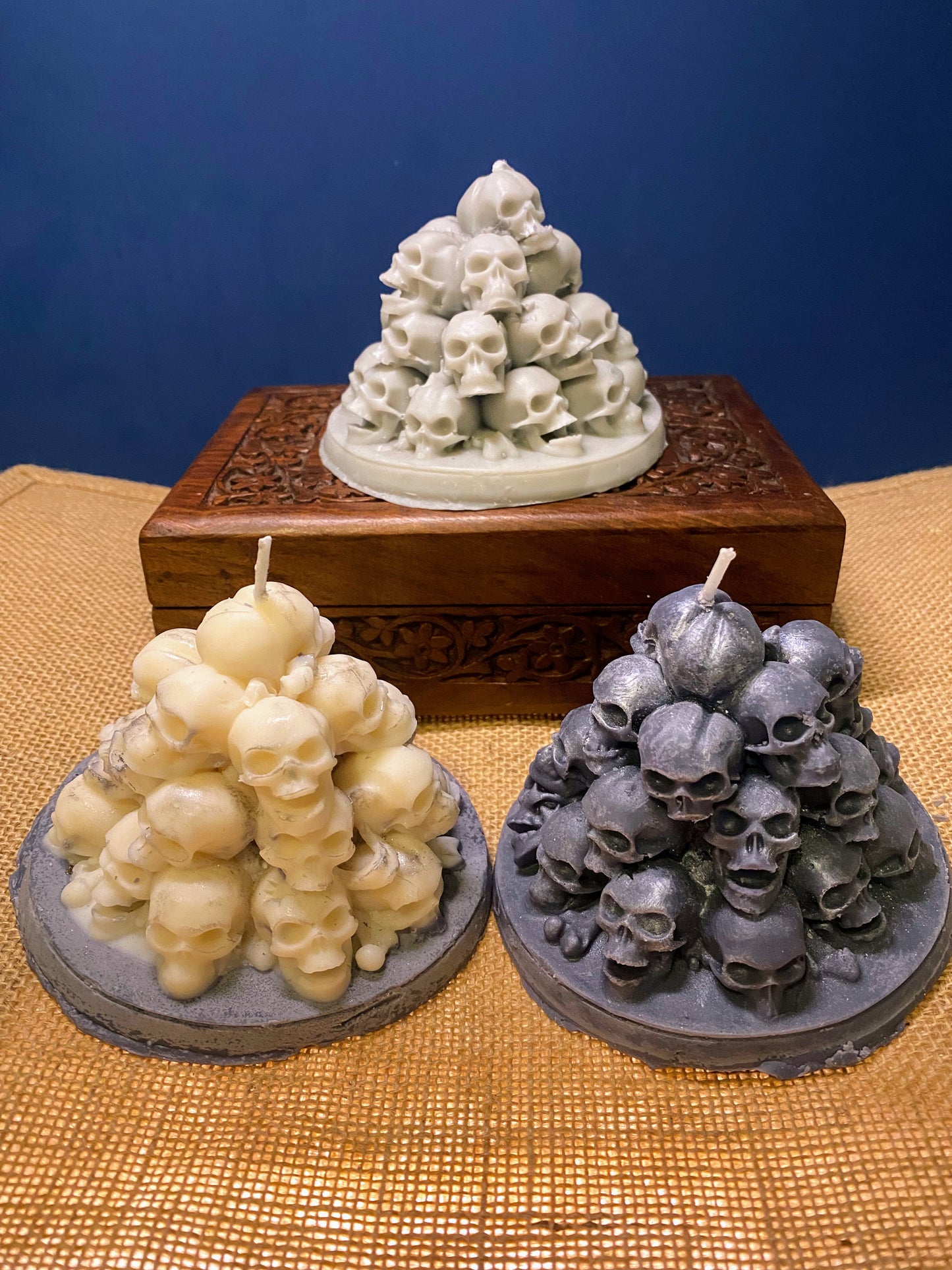 Pile of Skulls Candle