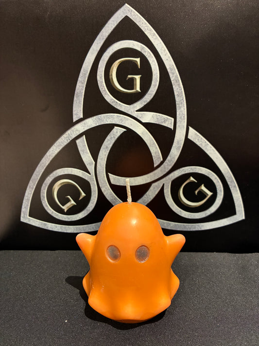 Female Halloween Ghost Candle