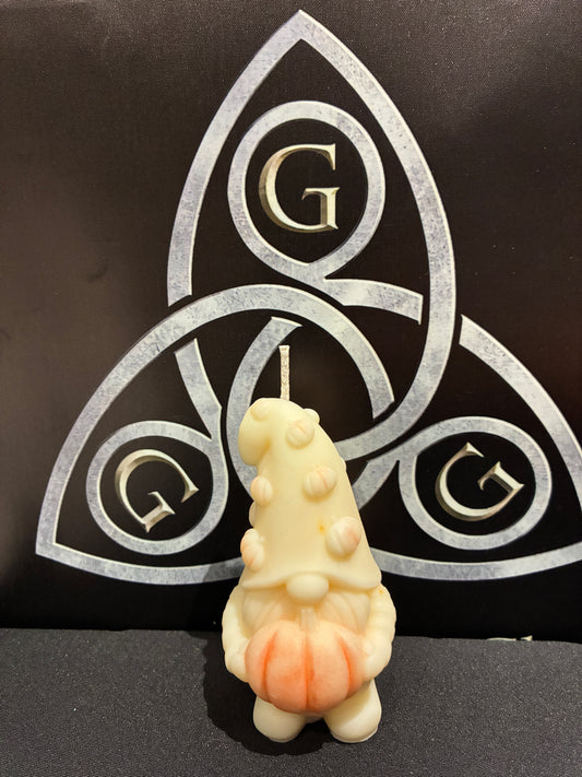 Mr Pumpkin Gonk Candle
