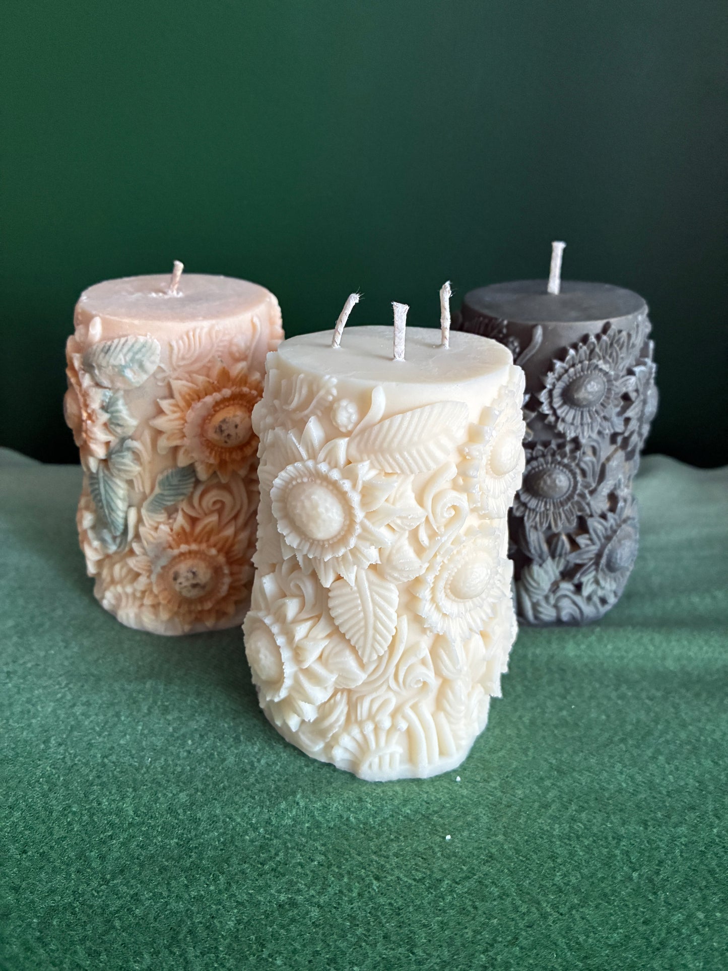 Pillar Candle - Sunflowers