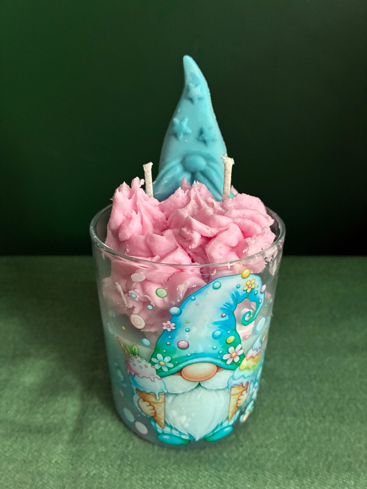 Glass Candle - Ice Cream